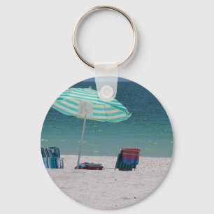 Beach time Is Near Key Ring