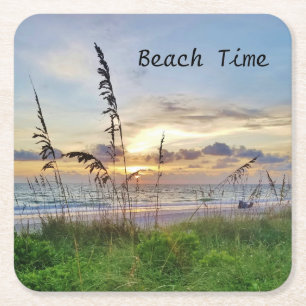 Beach Time Paper Coasters
