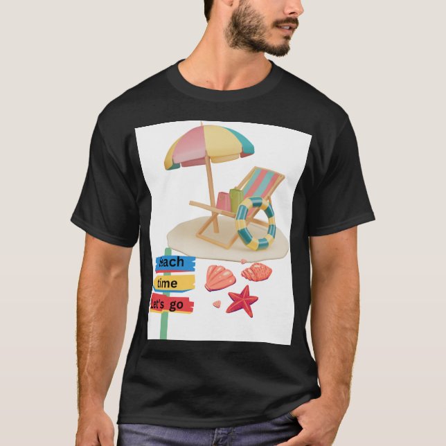 Beach time t shirt  (Front)