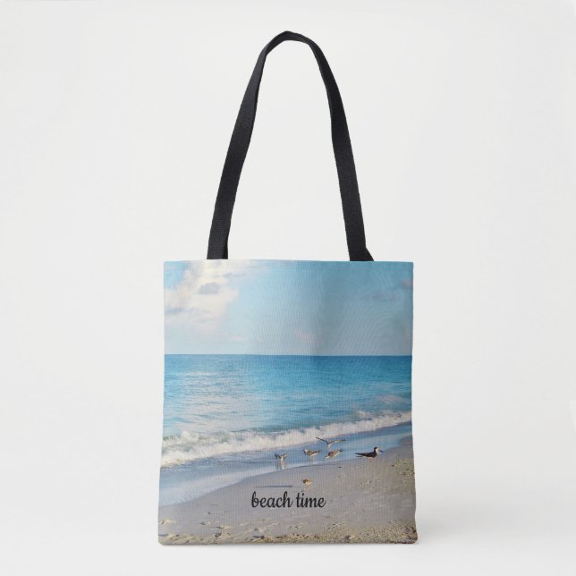Beach Time Tote Bag (Front)