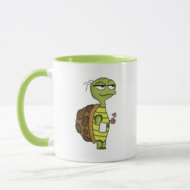 Beach Tortoise Mug (Left)