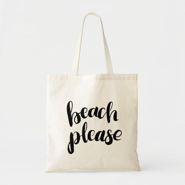 Beach Tote Bag (Front)