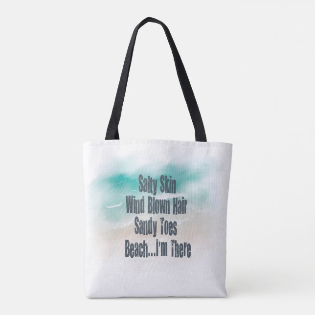 Beach tote bag (Back)