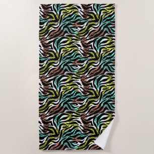 Beach Towel-Animal Print Beach Towel
