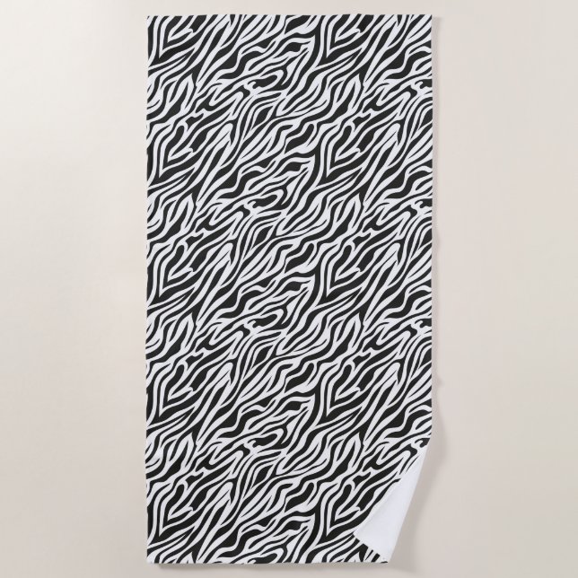 Beach Towel-Animal Print Towel (Front)