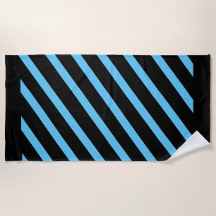 Beach Towel Beach Towels Sky Blue Stripe