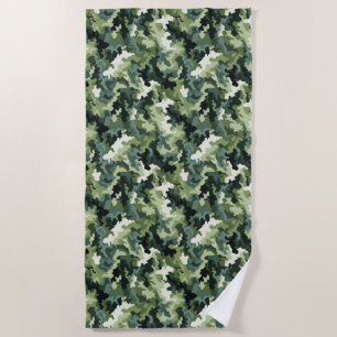 Beach Towel--Camo Print Towel