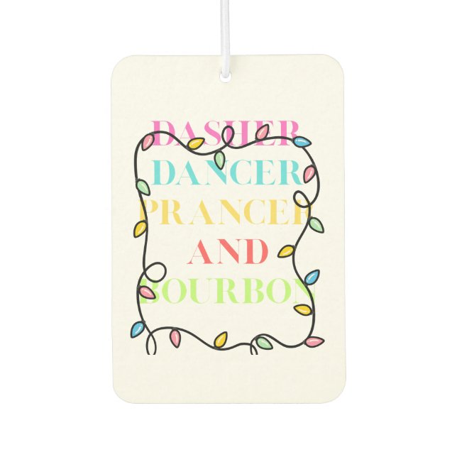 Beach Towel Car Air Freshener (Front)