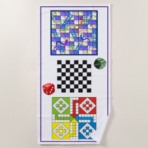 Beach Towel - Fun in The Sand - Boardgames