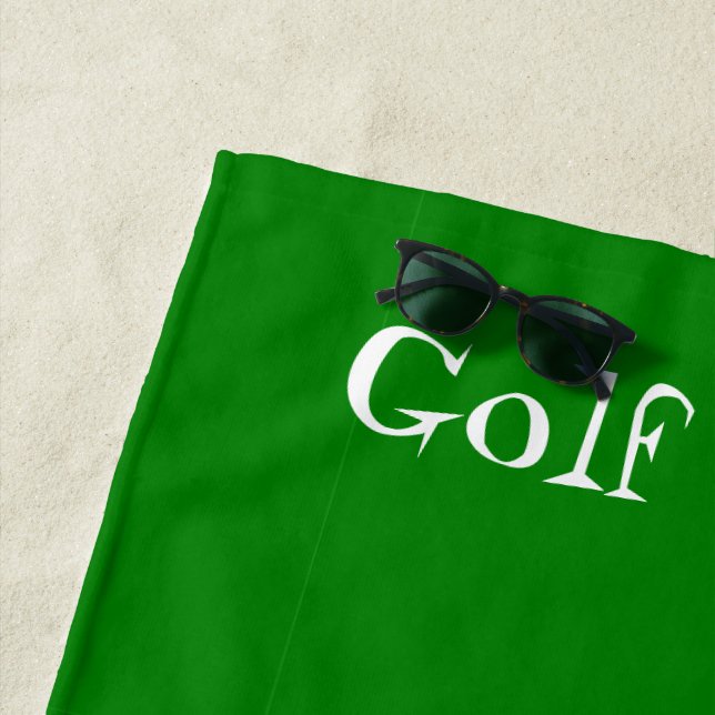 Beach Towel Golf Design (In Situ)