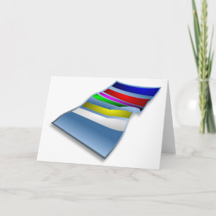 Beach Towel Greeting Cards