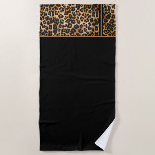 Beach Towel-Leopard Print Towel
