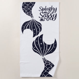 Beach Towel--Mermaid Beach Towel