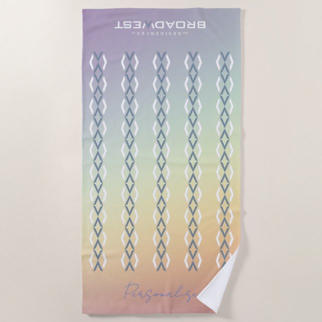 Beach Towel - Ombre 2 (Front)