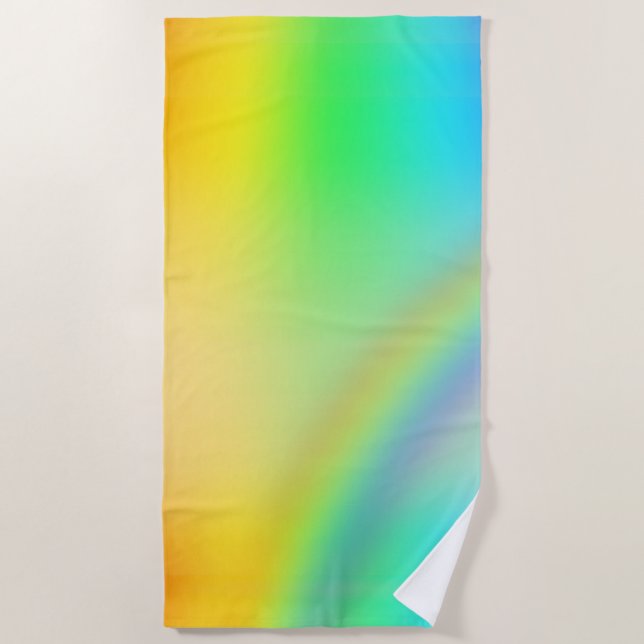 Beach Towel - Rainbow  (Front)