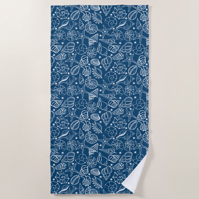 Beach Towel--Sea Life Beach Towel (Front)