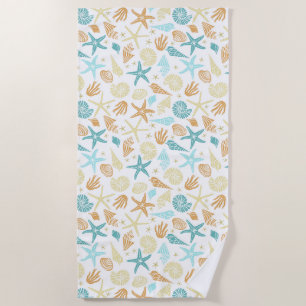 Beach Towel--Sea Life Towel