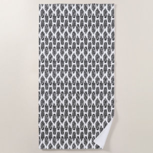 Beach Towel-Shells Print Towel