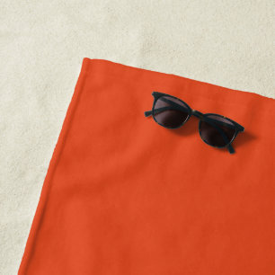 Beach Towel Spring Burnt Orange 