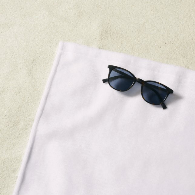 Beach Towel Spring Pastel Baby Soft Pink  (In Situ)