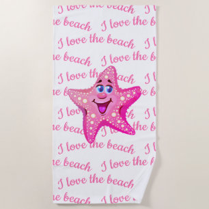 Beach Towel-Starfish Beach Towel