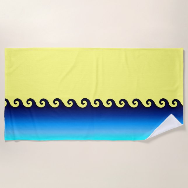 Beach Towel, Toalla de Playa Towel (Front)
