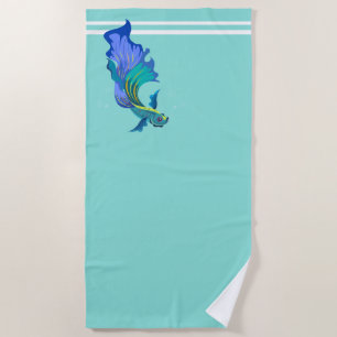 Beach Towel-Tropical Fish Towel