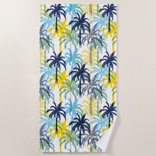 Beach Towel Tropical Palms (Front)