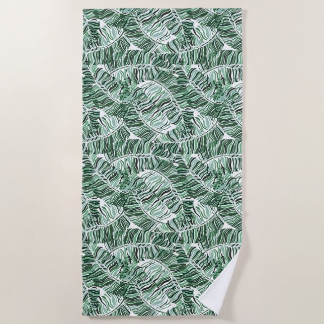 Beach Towel Tropical Palms (Front)