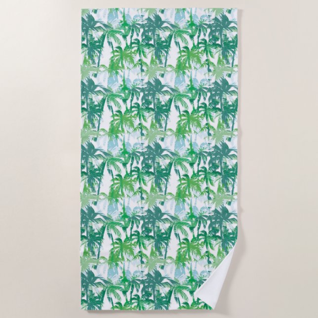 Beach Towel Tropical Palms (Front)