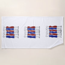 Beach Towel (Unique Hand-drawn)