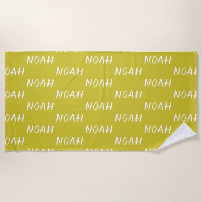 Beach towel with a name (Front)