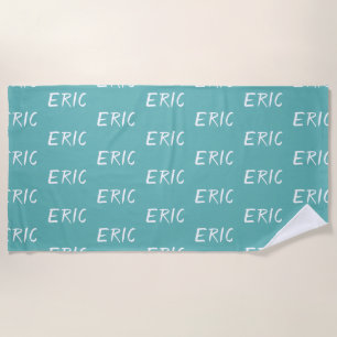 Beach towel with a name