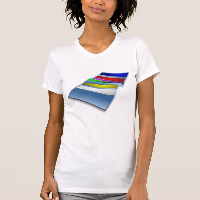 Beach Towel Womens T-Shirt (Front)