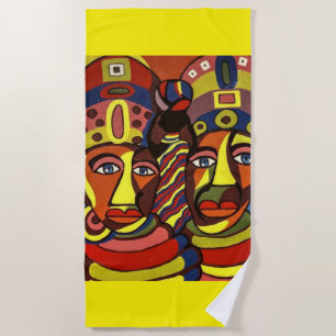 Beach towels African