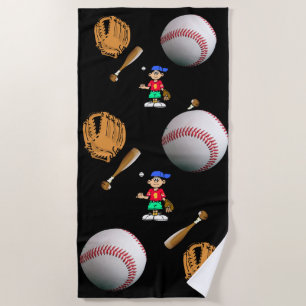 Beach towels Baseball Sports