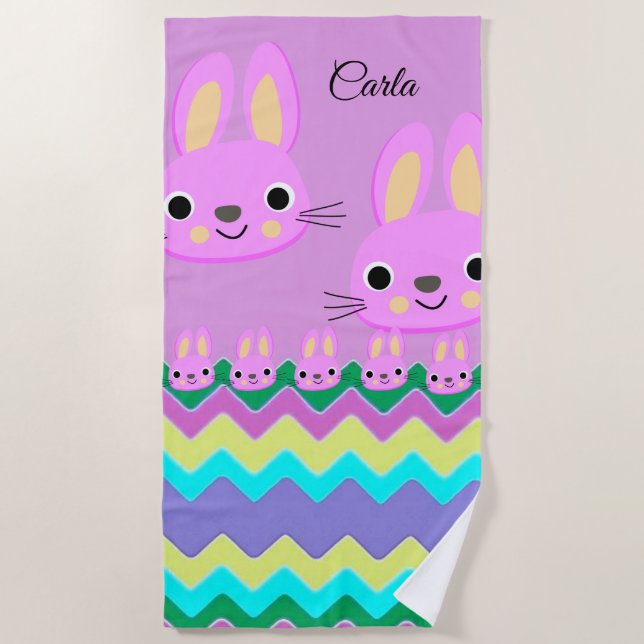 Beach towels Bunny (Front)