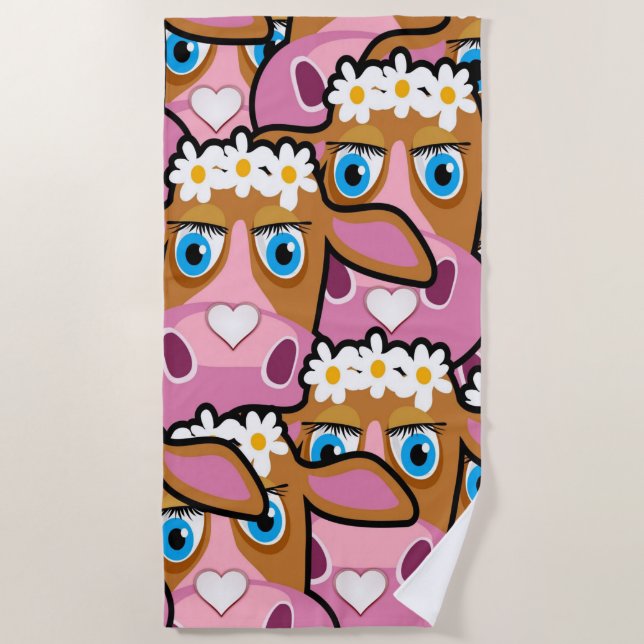 Beach towels Cows (Front)