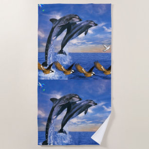 Beach towels Dolphins