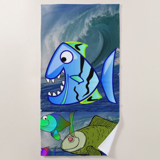 Beach towels Fish (Front)