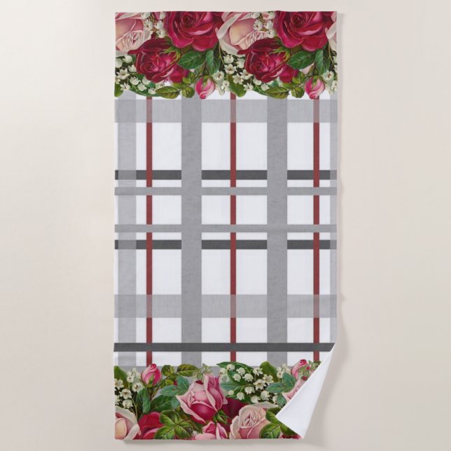 Beach towels Floral (Front)