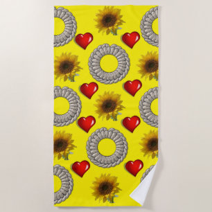 Beach towels Sunflower