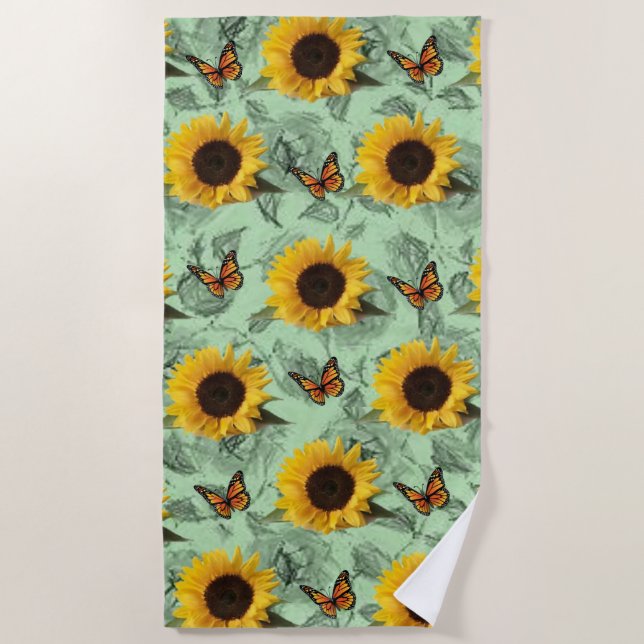 Beach towels Sunflowers (Front)