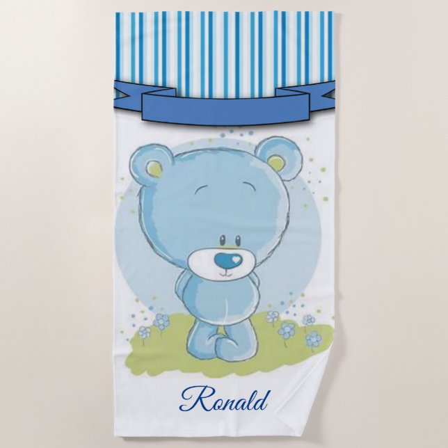 Beach towels Teddy Bear (Front)