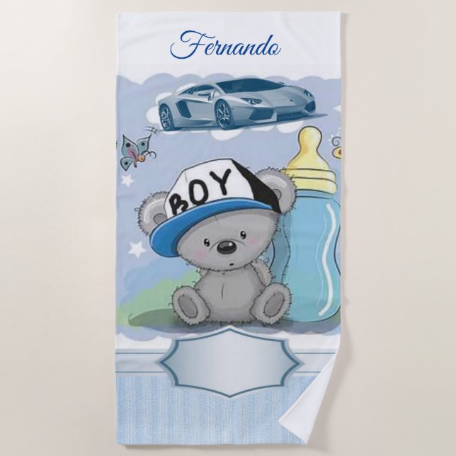 Beach towels Teddy Bear (Front)