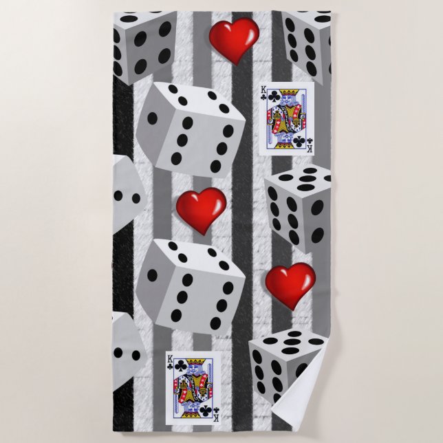 Beach towels Valentine's (Front)