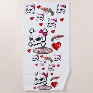 Beach towels Valentine's
