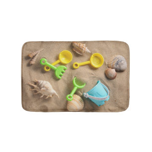 Beach Toys Bath Mat