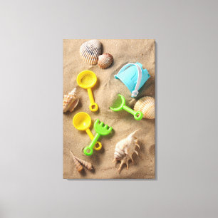Beach Toys Canvas Print