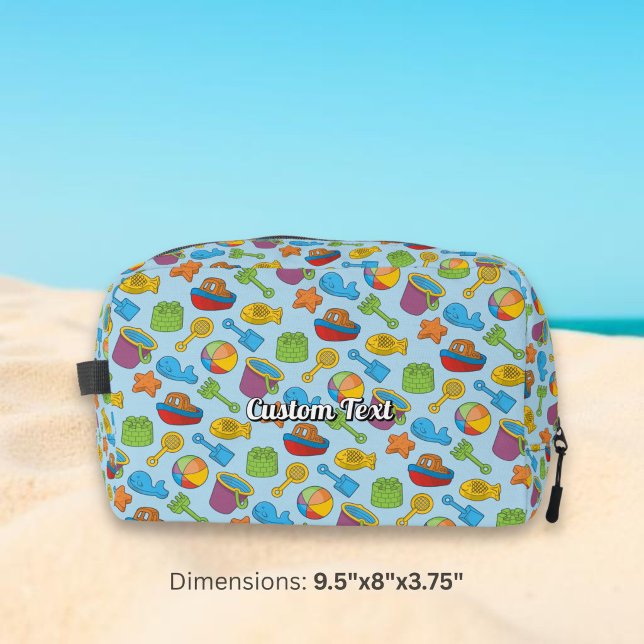 Beach Toys Icons Pattern Dopp Kit (Creator Uploaded)